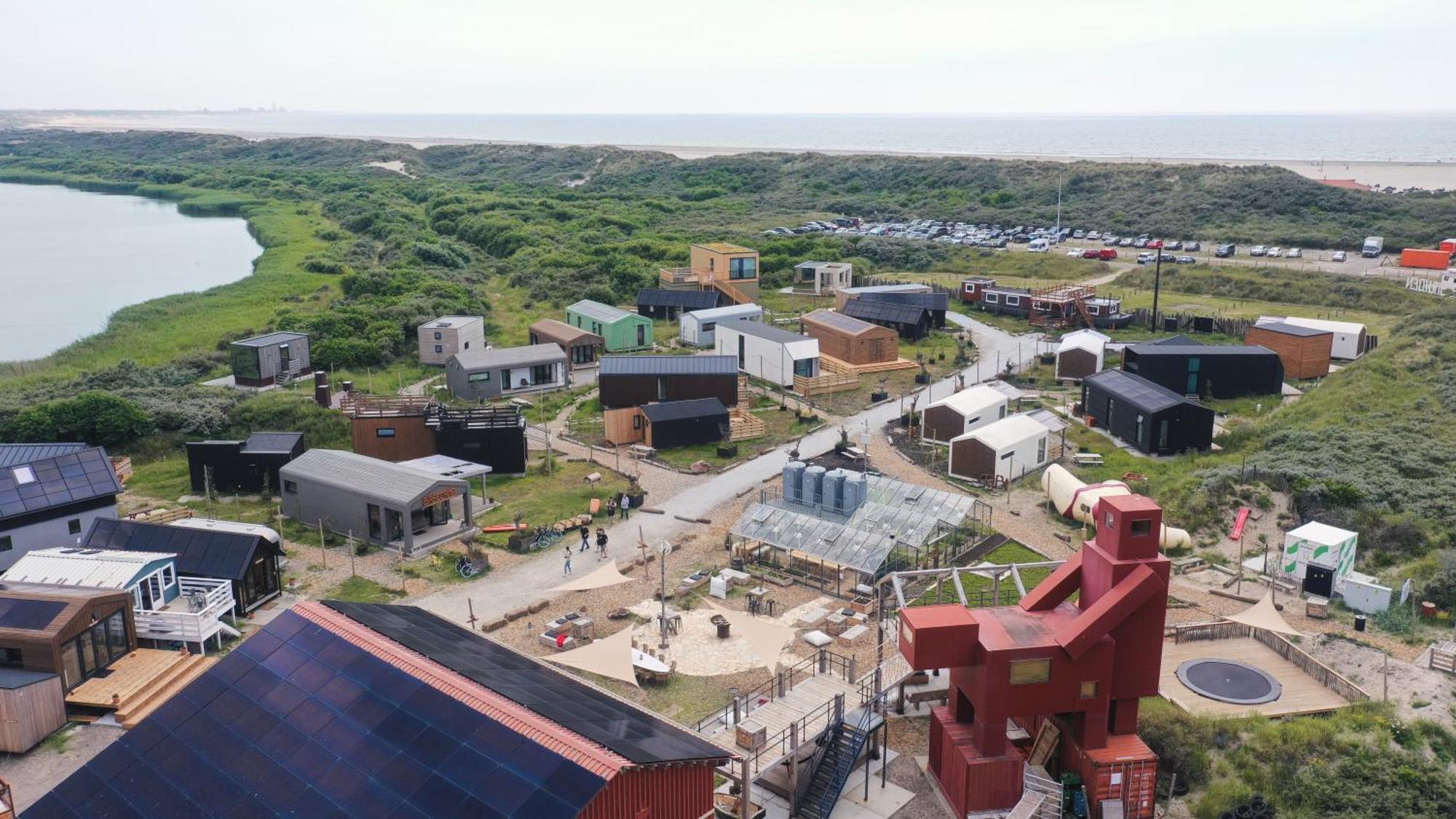 Basecamp Tiny House Eco-Resort Ijmuiden IJmuiden Exteriér fotografie